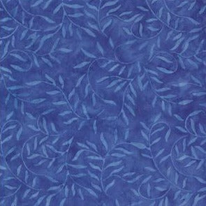 Batik Textiles #134 Blue - 1/2 Yard