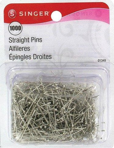 1000 Singer Straight Pins