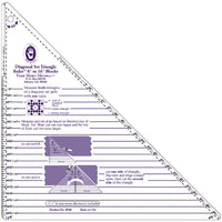 Marti Michell Diagonal Set Triangle Ruler
