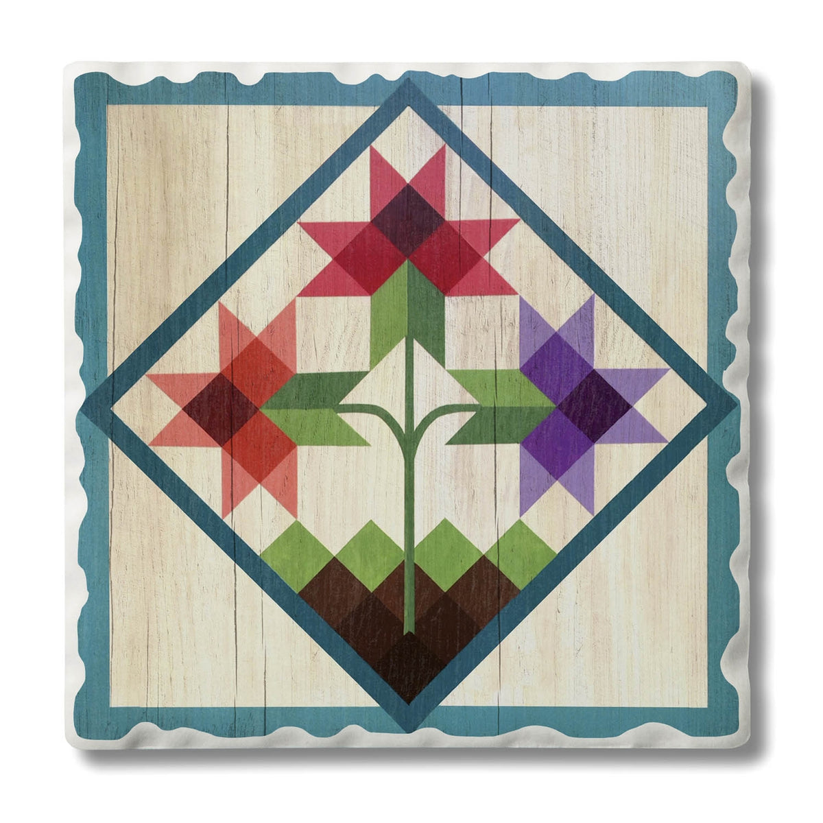 Barn Quilt Coasters by Thirstystone