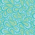 Benartex Free-Motion Fantasy Paisley Aqua
