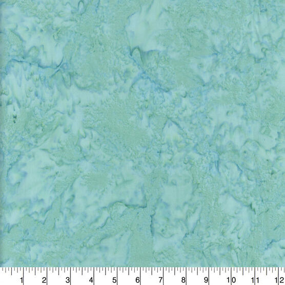Indonesian Batik Light Teal Tonal 1587-9372 - 1/2 Yard