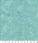 Indonesian Batik Light Teal Tonal 1587-9372 - 1/2 Yard