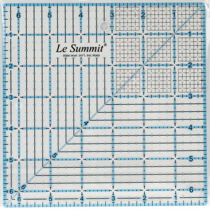Le Summit 6 1/2" x 6 1/2" Ruler
