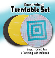 Martelli Mini Round-About Turntable Mat & Ironing Board Set