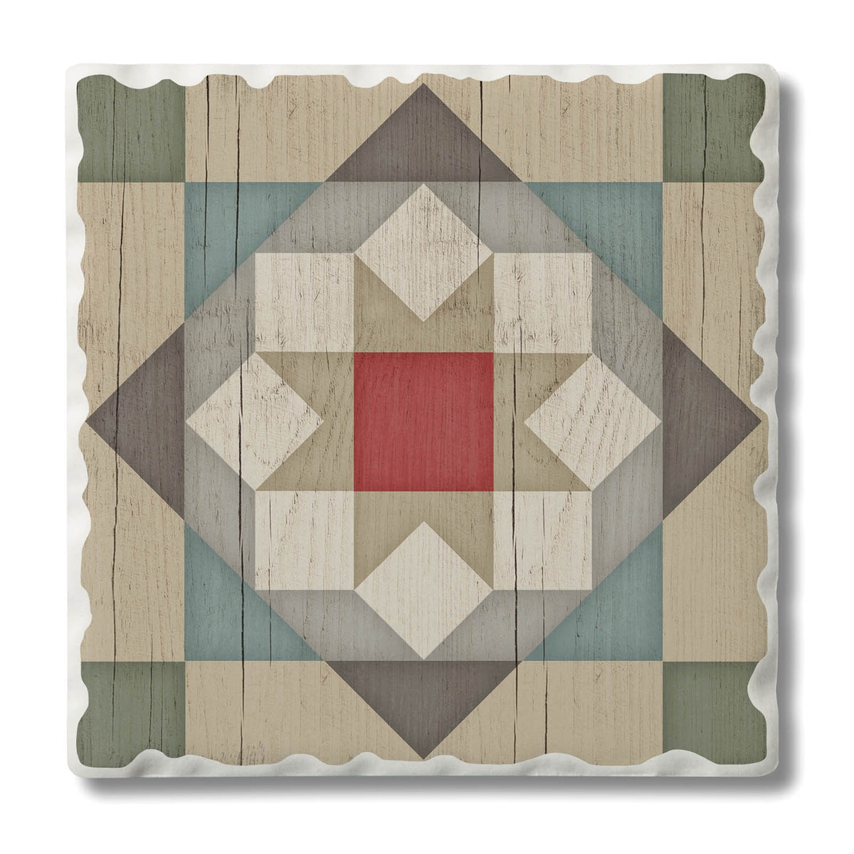 Barn Quilt Coasters by Thirstystone