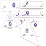Marti Michell Perfect Patchwork Templates Set D 4" Square Bonus Set