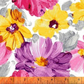 Windham Finger Painted Floral #40749-1 - 1/2 Yard