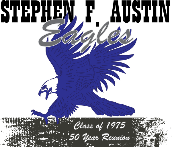 SFA 50th Class Reunion Ladies V-Neck T-shirt