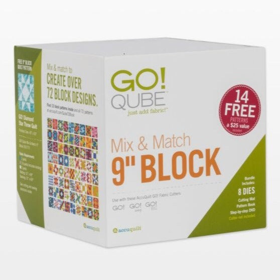 AccuQuilt #55777 Qube Mix and Match 9" Block