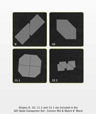 AccuQuilt #55784 Go! Qube 6" Companion Set - Corners