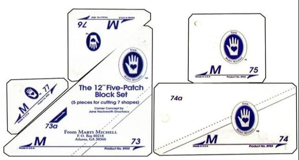 Marti Michell Set M 12" Five-Patch Block Set