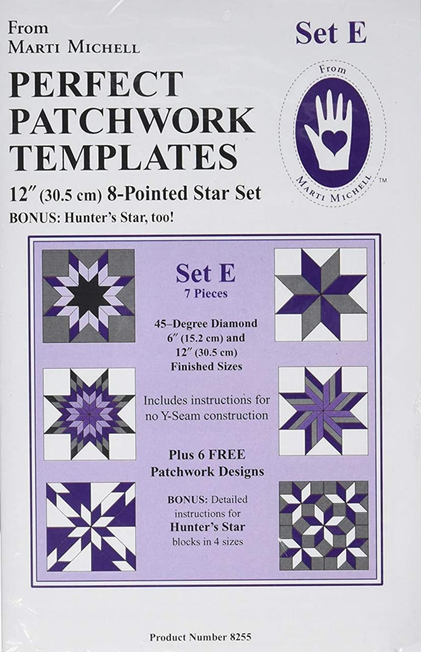 Marti Michell Set E 12" (30.5 cm) 8-Pointed Star Set