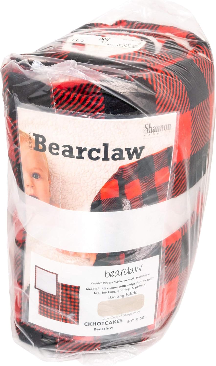 Minky Hotcake Bearclaw Cuddle Kit Quilt Kit