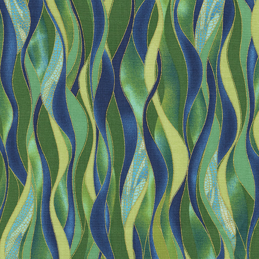 Benartex Dance of the Dragonfly Dancing Waves - CM8503-40 Emerald