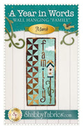 A Year in Words Wall Hangings - Family - March - Kit