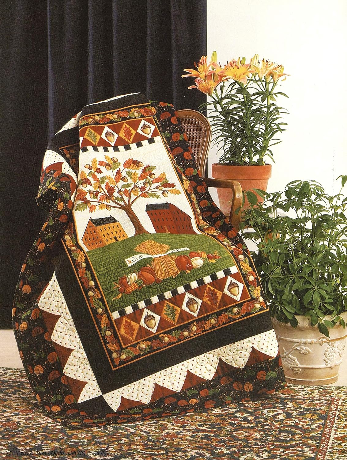 Twist & Turn Quilts with No Curved Seams