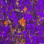 Benartex Poured Color Impressions Purple/Orange - 1/2 Yard