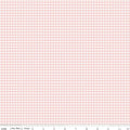 Small Gingham Baby Pink - 1/2 Yard
