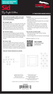 Creative Grids Sid Machine Quilting Tool