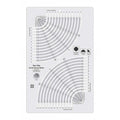 Creative Grids Non-Slip Circle Savvy Ruler