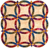 Double Wedding Ring Quilting from the Heartland Book & Templates
