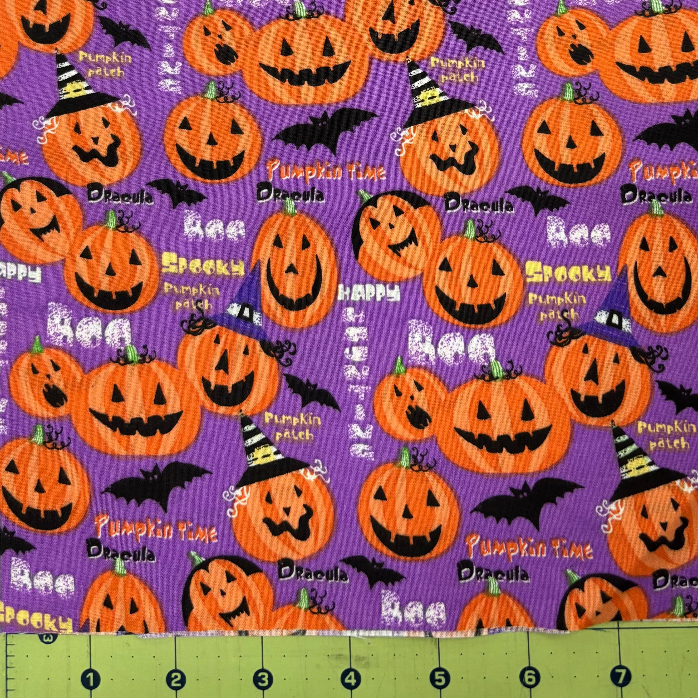 Jack-o-lanterns, Bats and Boo