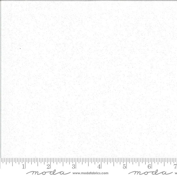 Moda Grunge Glitter White Paper 30150-101GL  - 1/2 Yard