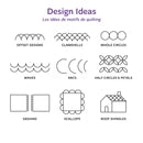 Handi Quilter Multi Clamshells Ruler