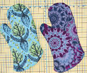 Martelli Oven Mitt No-Slip Template
