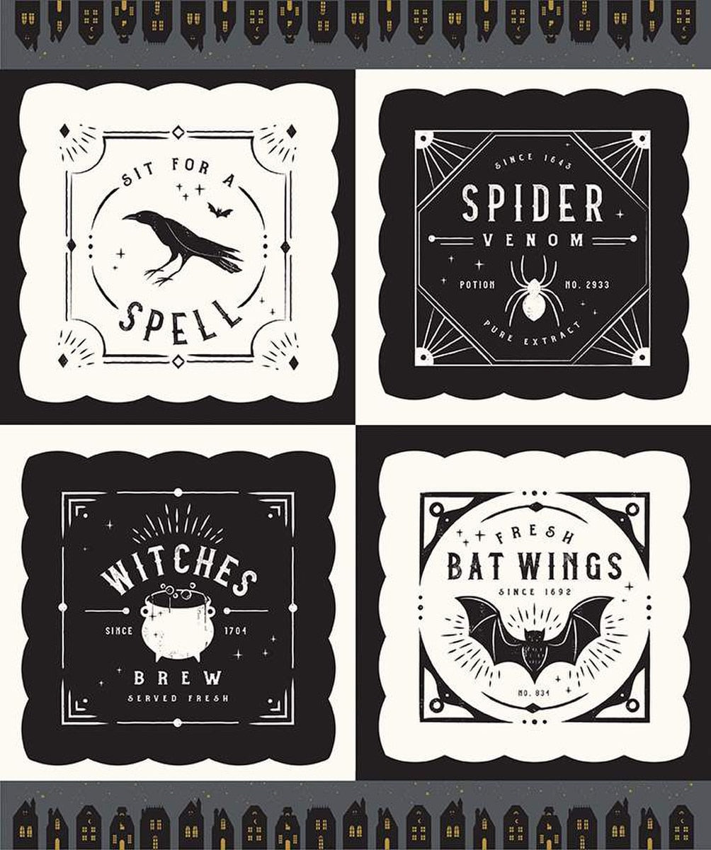 Riley Blake Halloween Pillow Panel P14626