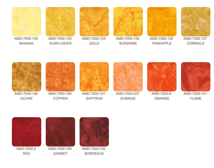Artisan Batiks Lava Flow Colorstory RU-372-40 Roll-Up
