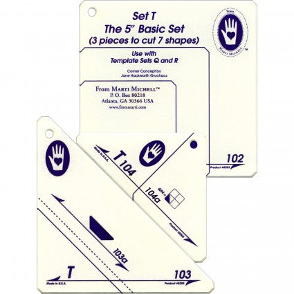 Marti Michell Set T 5" (12.7 cm ) Square Basic Set