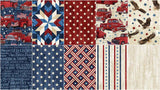 Northcott Stars & Stripes 11 Tiles