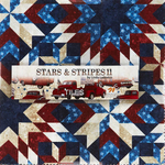 Northcott Stars & Stripes 11 Tiles