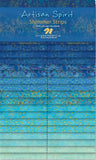 Northcott Artisan Spirit Shimmer Strips Blue Lagoon