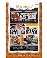KimberBell "Halloween Boo!" Bench Pillow Pattern &  Kit