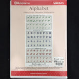 Husqvarna Viking Alphabet Embroidery 21 Card
