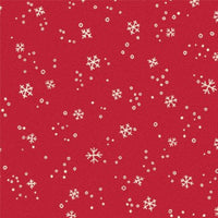 Michael Miller #CX 9483 Red Dancing Snowflakes - 1/2 Yard