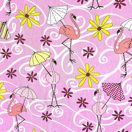 Spring Industries Flamingos #6813 - 1/2 yard