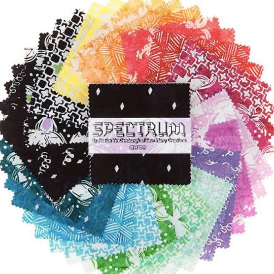 Spectrum Batik  5" Chip Pack by Jessica VanDenburgh