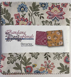 Benartex Bandana Florals Charm Pack