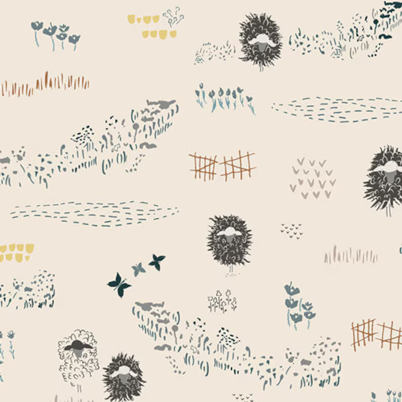 AGF Lambkin Lambscape Yonder 1/2 Yard