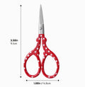 Red & White Polka Dot Embroidery Scissors