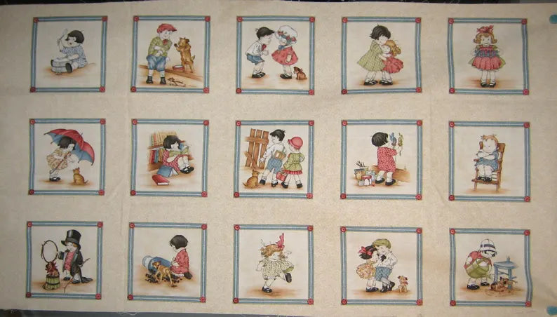 Henry Glass Little Darlings Panel Patt #7664