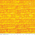 Batiks Tjaps Halloween Expressions Tangelo - 1/2 Yard