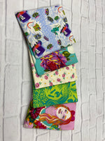 Tula Pink Curious & Curiouser Fat Quarters 5 Piece Bundle