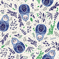 RJR Fabrics Winter Dreams Babushka Dolls - 1/2 Yard