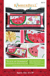 Kimberbell "Slice of Summer" Watermelon Bench Pillow