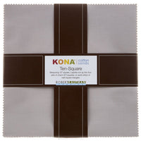 Kona Cotton Solids - Ash Ten-Square